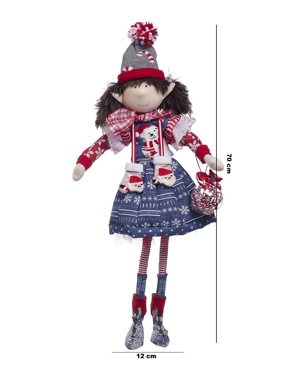 Ornamento navidad duende Merry Fashion 5