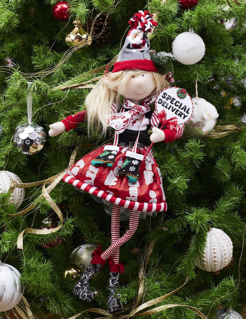 Ornamento navidad duende Merry Fashion 2