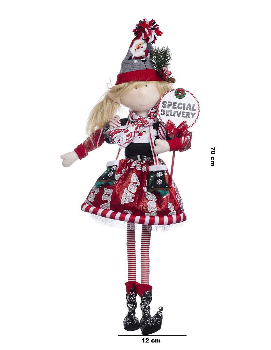 Ornamento navidad duende Merry Fashion 5