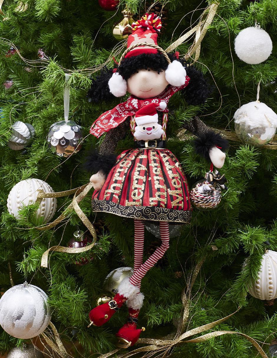 Ornamento navidad duende Merry Fashion 2
