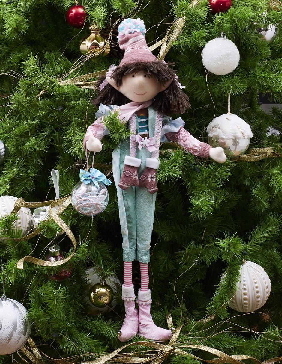 Ornamento navidad duende Merry Fashion 2
