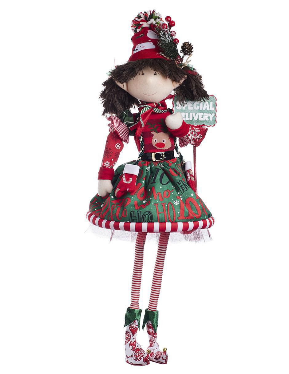 Ornamento navidad duende Classic Xmas Ornamento navidad duende Classic Xmas