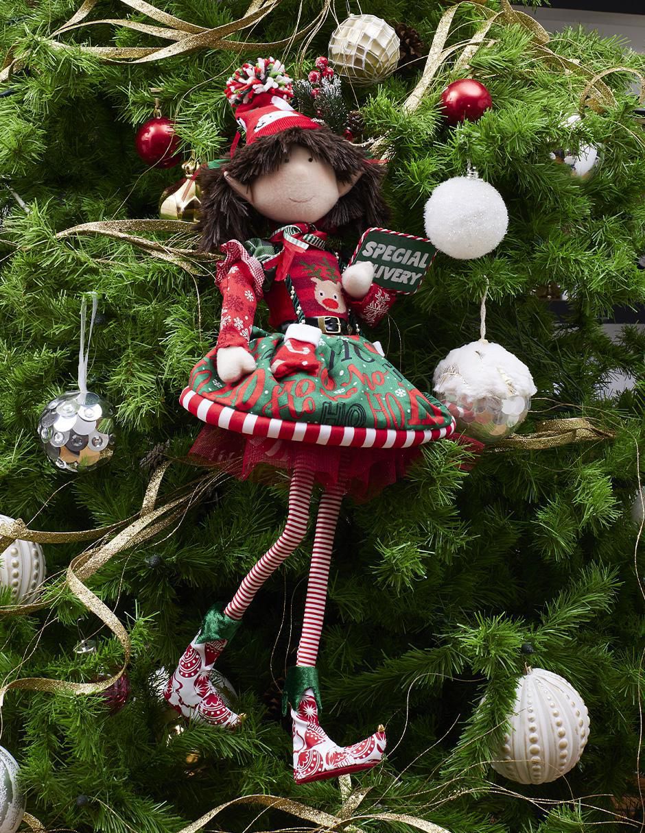 Ornamento navidad duende Classic Xmas 2