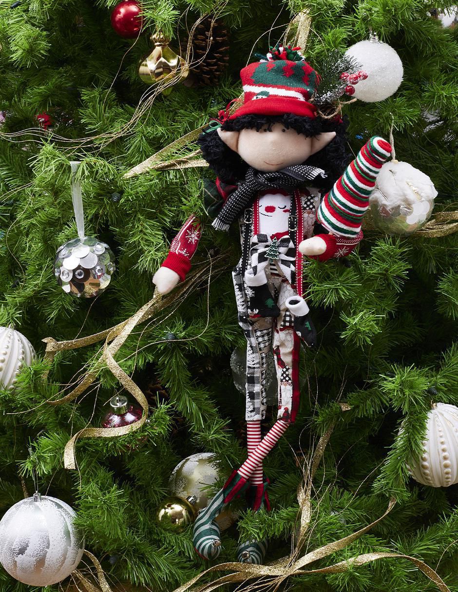 Ornamento navidad duende Merry Fashion 2