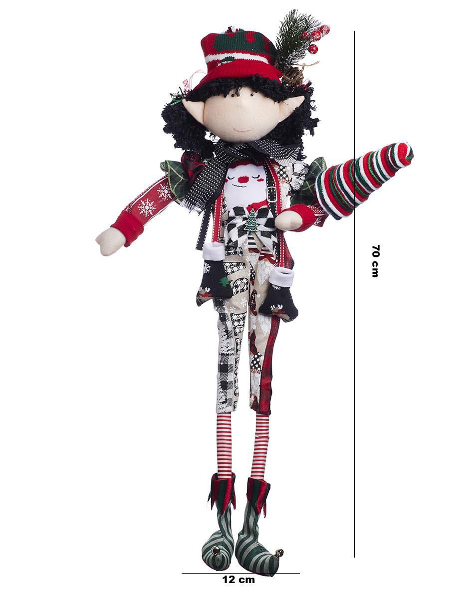 Ornamento navidad duende Merry Fashion 5