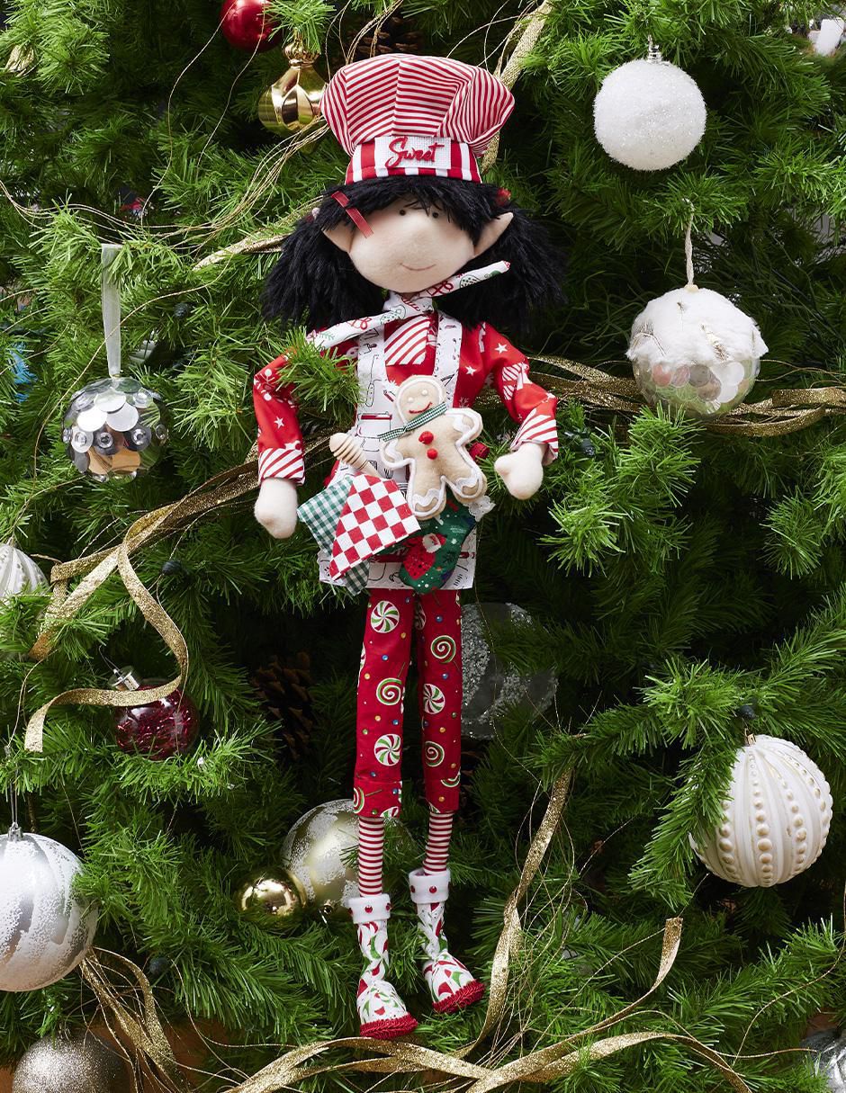 Ornamento navidad duende 2