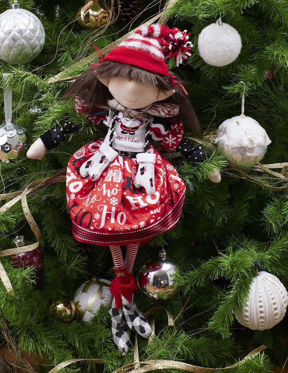 Ornamento navidad duende Merry Fashion 2