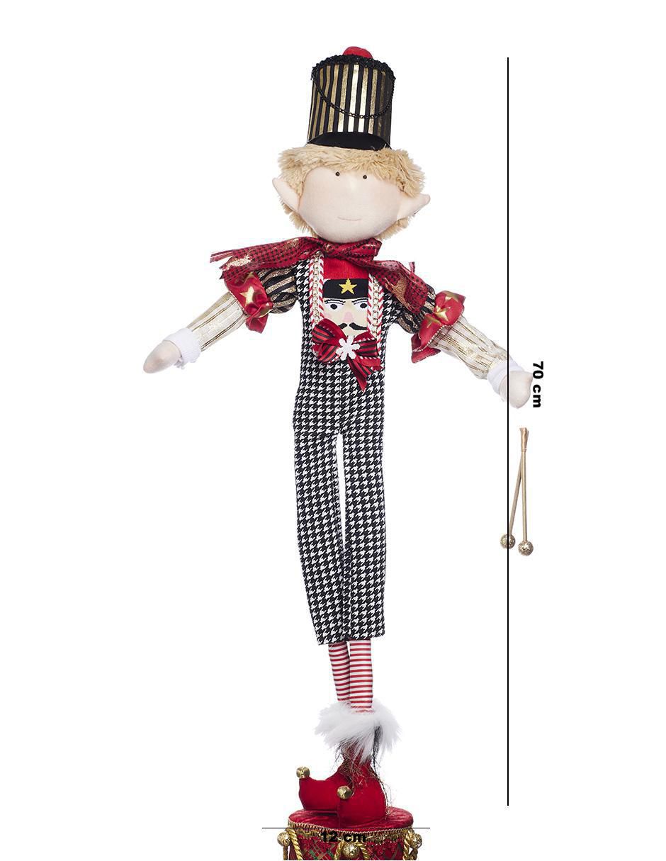 Ornamento navidad duende Merry Fashion 5