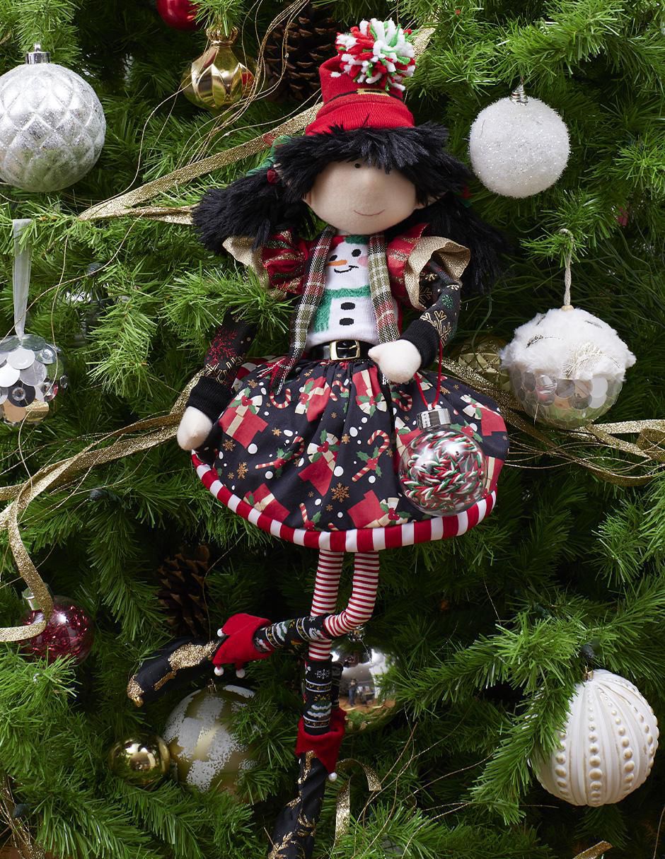 Ornamento navidad duende Merry Fashion 2