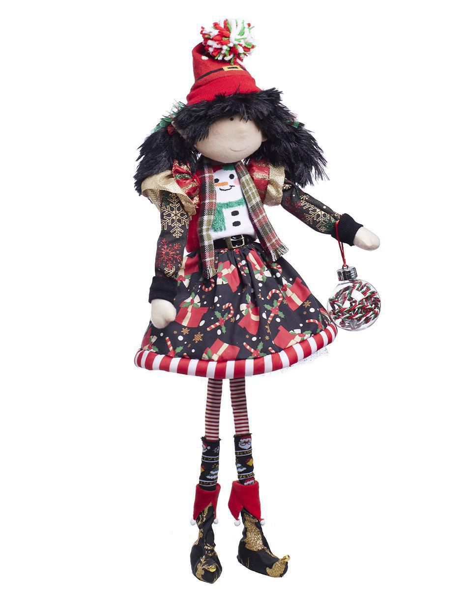 Ornamento navidad duende Merry Fashion 4