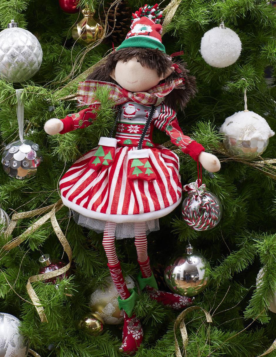 Ornamento navidad duende Merry Fashion 2