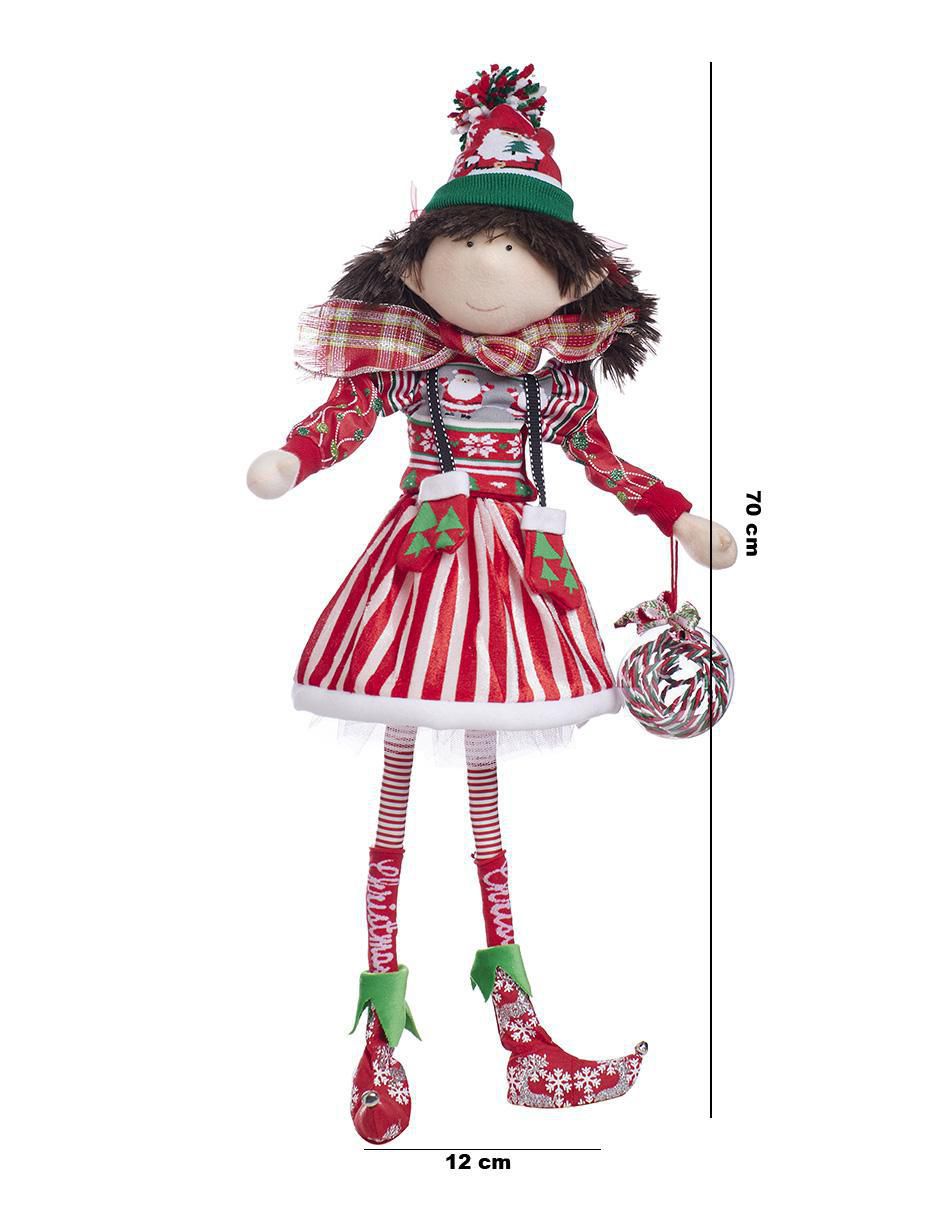 Ornamento navidad duende Merry Fashion 5