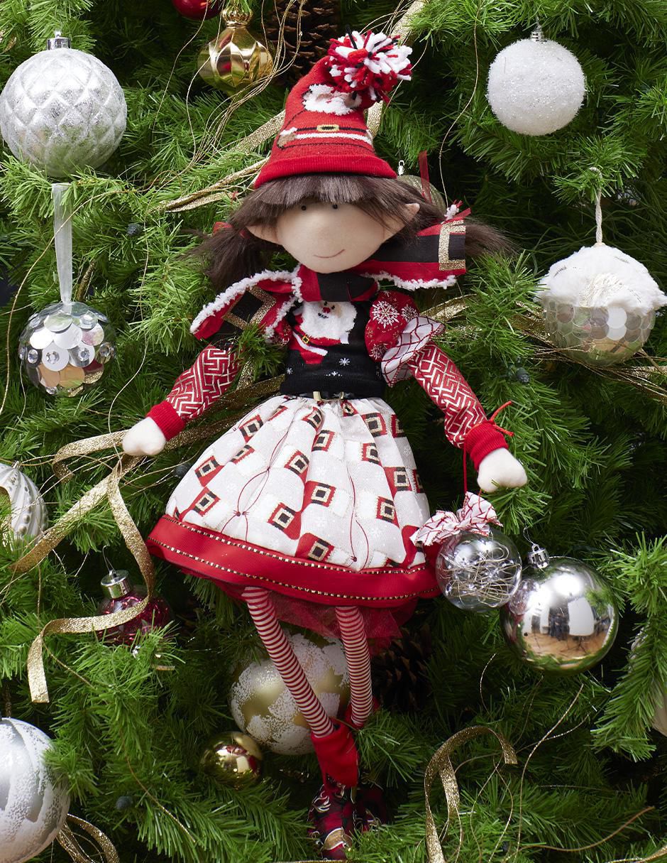 Ornamento navidad duende Merry Fashion 2