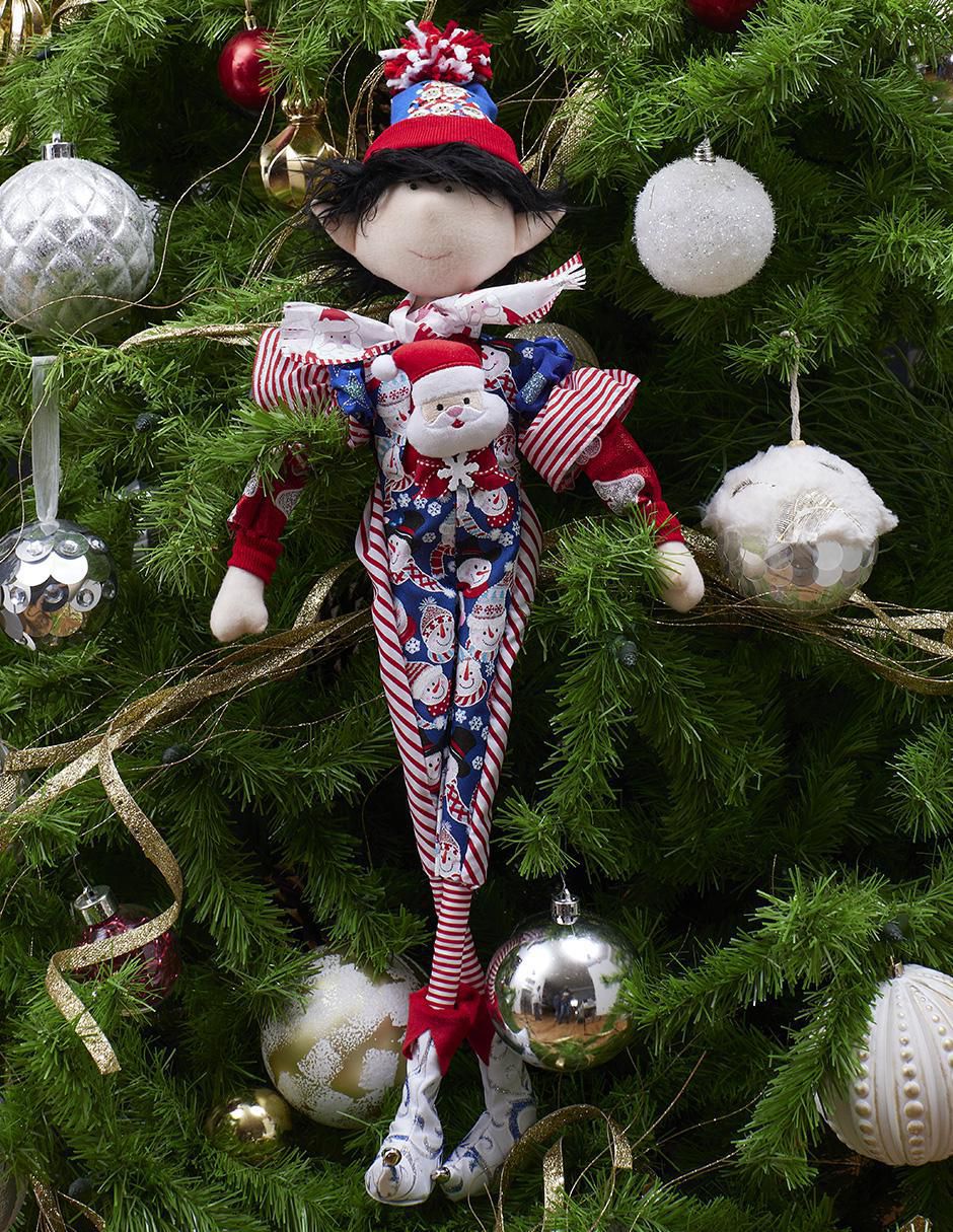 Ornamento navidad duende Merry Fashion 2