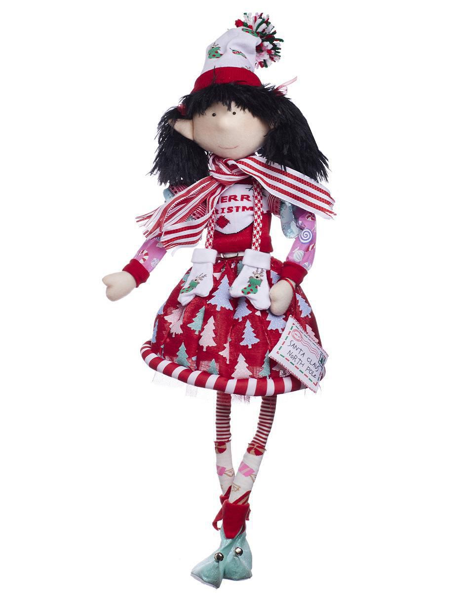 Ornamento navidad duende Candy Cane