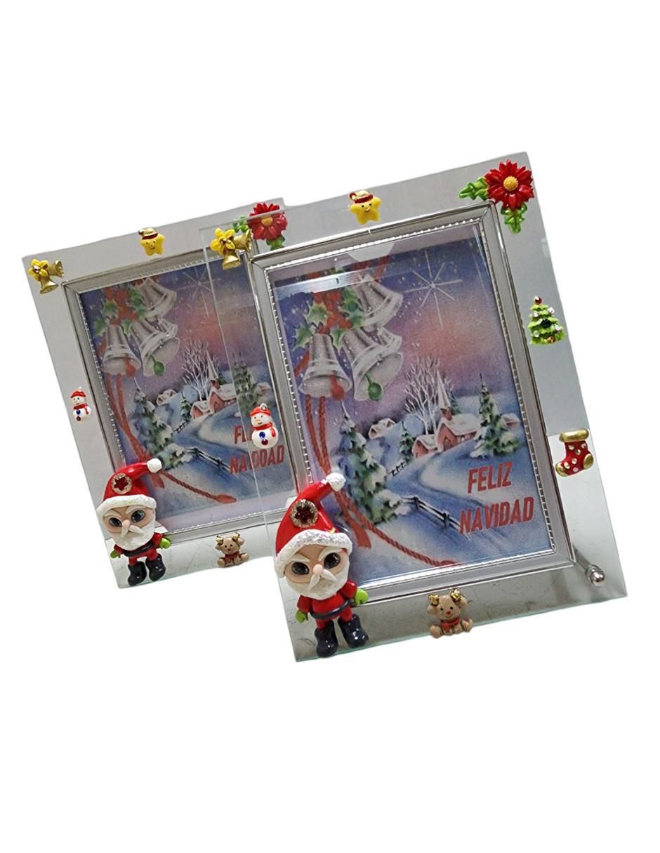 Portarretrato Santa Claus de cristal para 1 foto 2