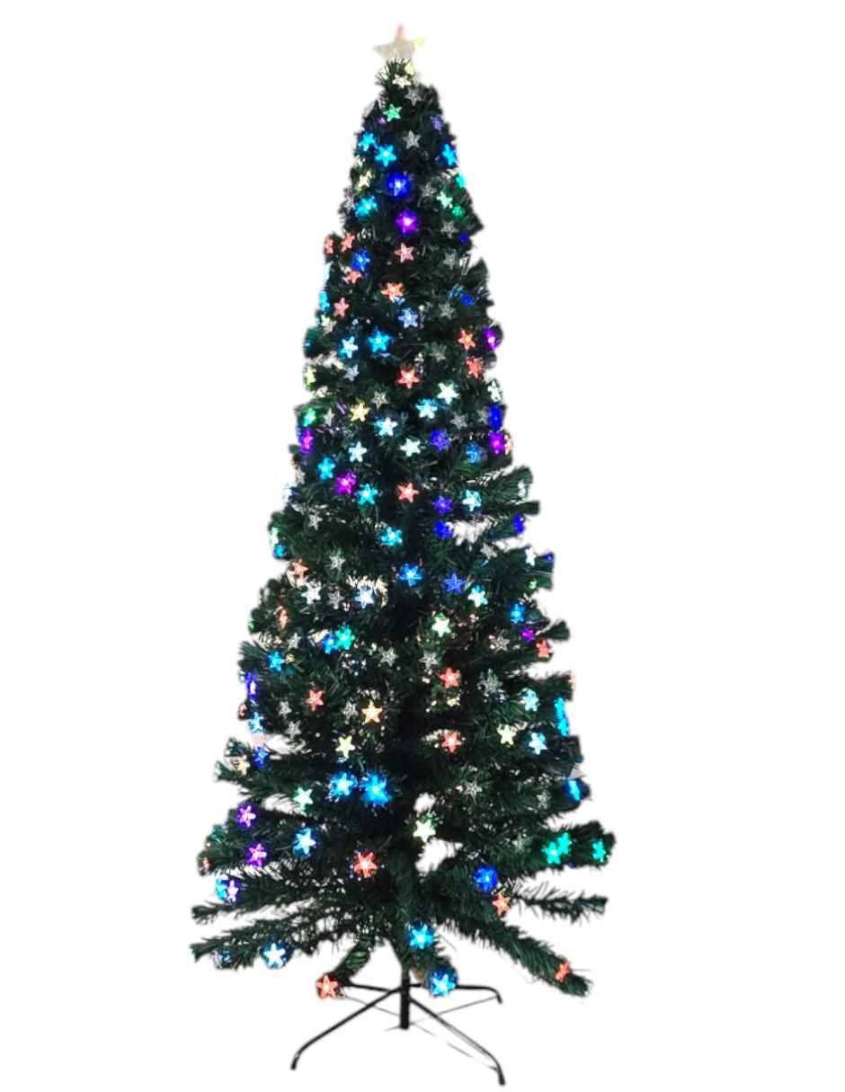 Árbol de navidad Ultrabrillante de plástico con 200 luces
