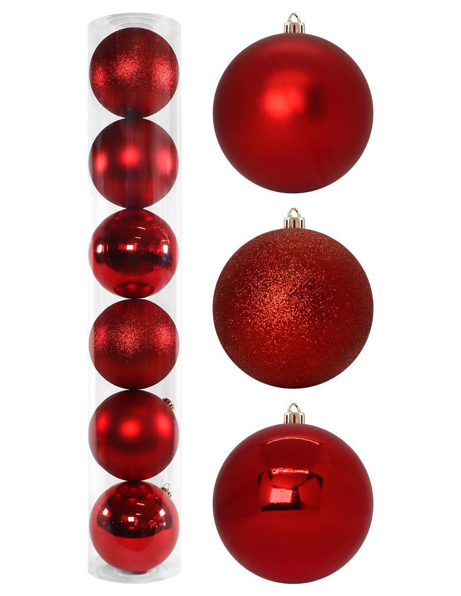 Set de esfera navideña con 6 piezas Set de esfera navideña con 6 piezas