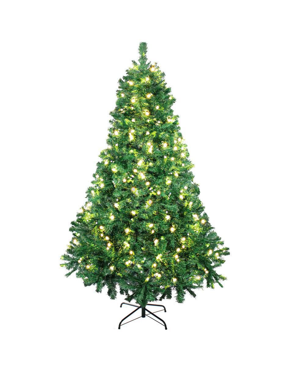 Árbol de navidad de plástico con 400 luces Árbol de navidad de plástico con 400 luces