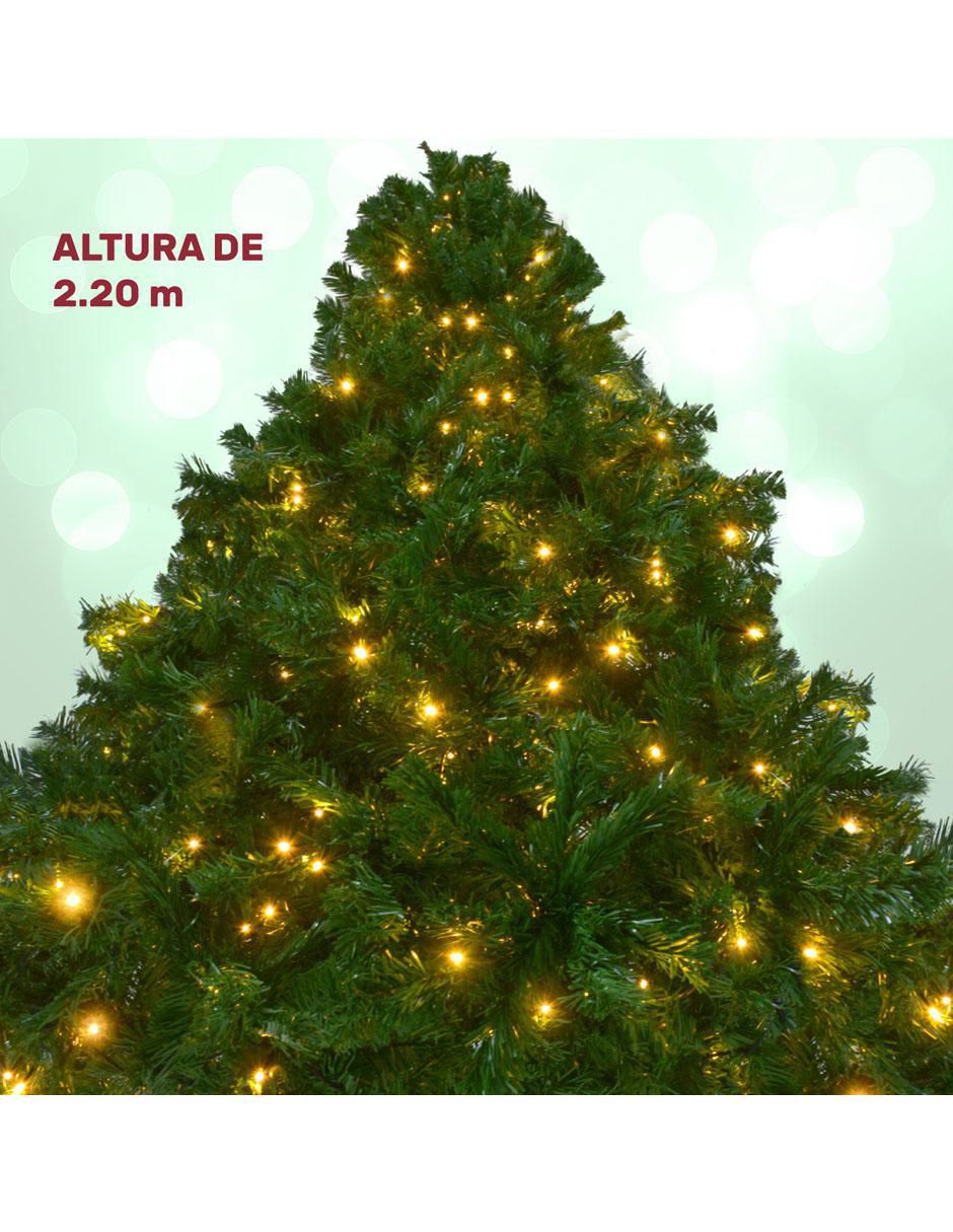 Árbol de navidad de plástico con 400 luces 5