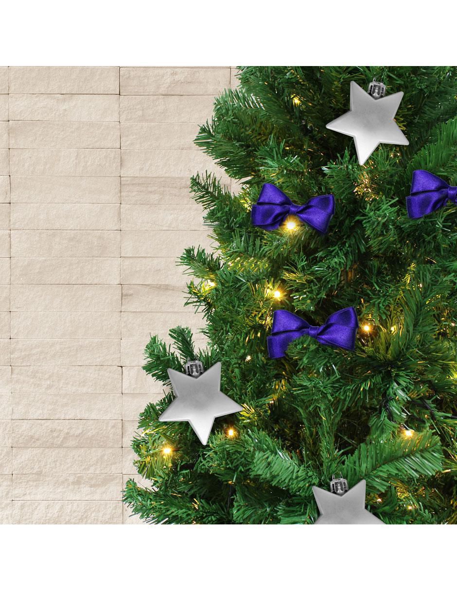 Árbol de navidad de plástico con 400 luces 10