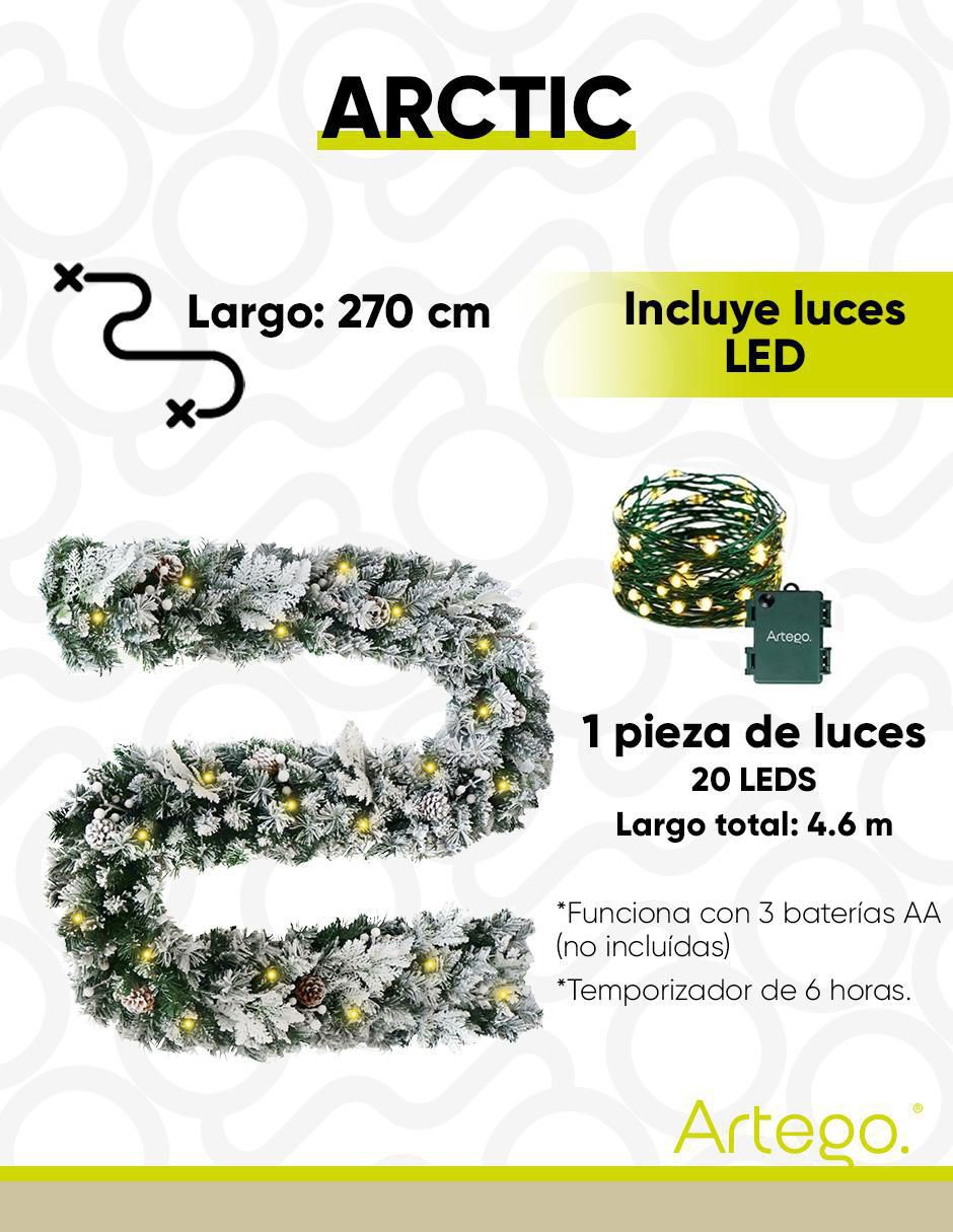 Guirnalda Arctic con berries y piñas 270 cm 2