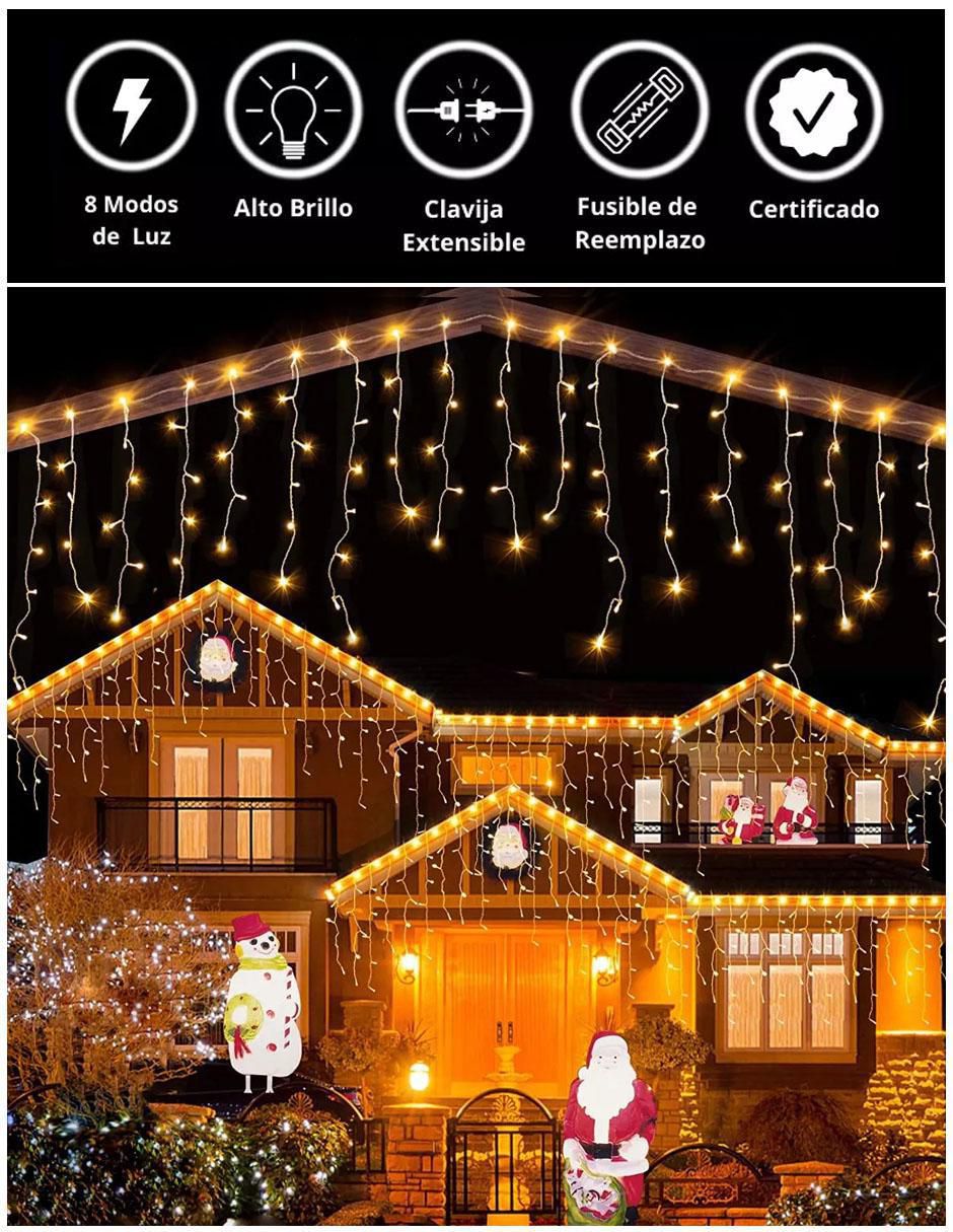Set luces LED Dosyu Technology Dy-ice700l-csc-4pzas con 700 focos