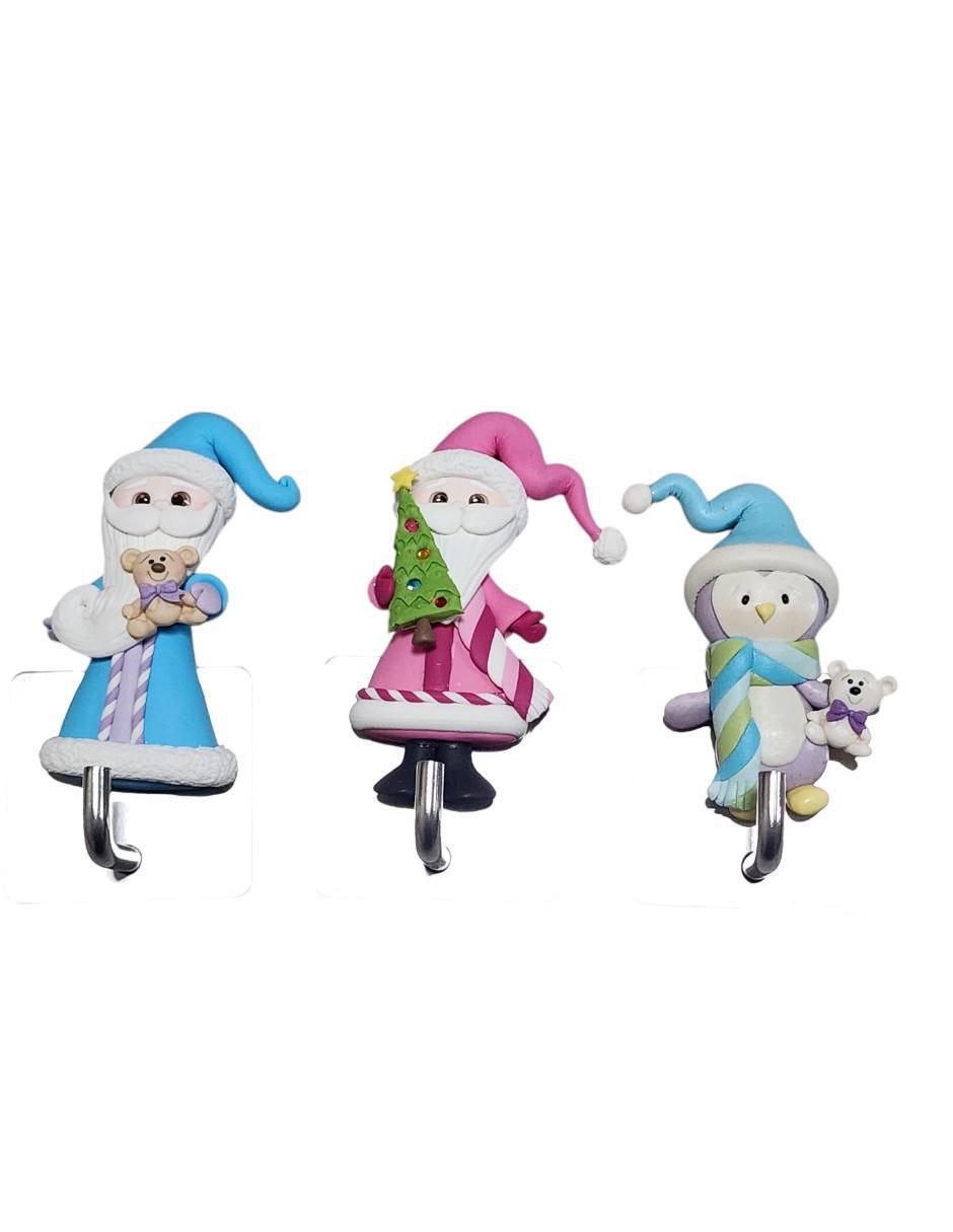 Set de figura decorativa de muñeco Santa Claus 4