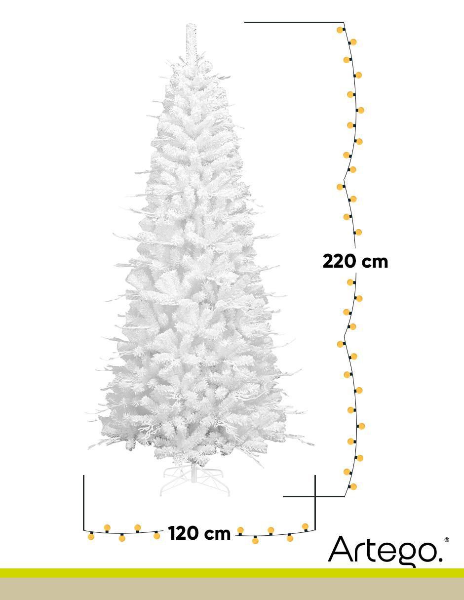 Árbol de navidad White Semi Nevado 7