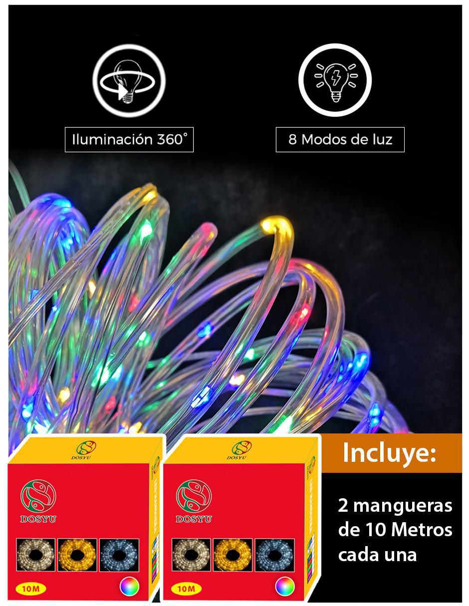 Set luces led DY-ICE200L-MT-3C con 400 focos 3