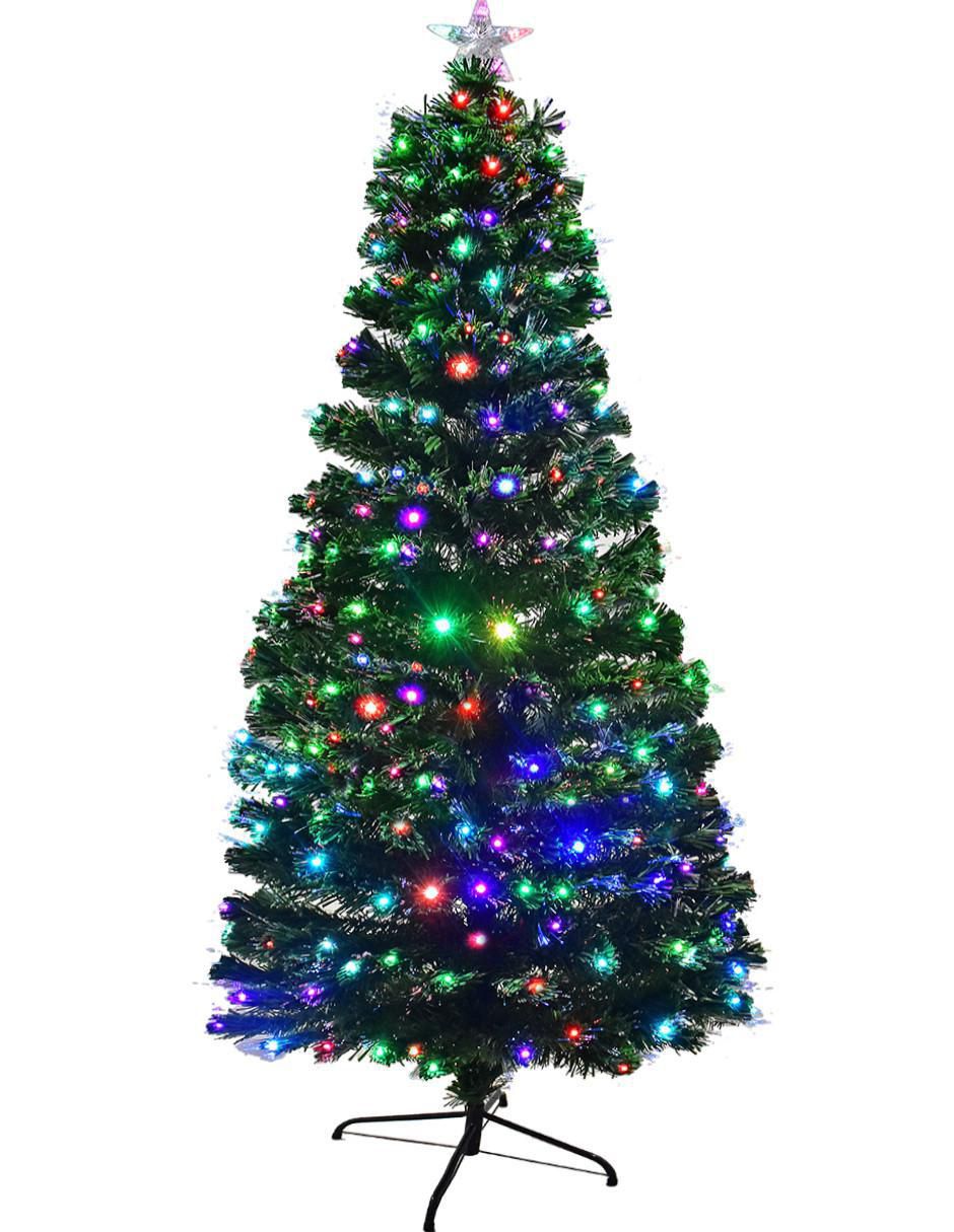 Árbol de navidad Ultrabrillante de plástico con 240 luces