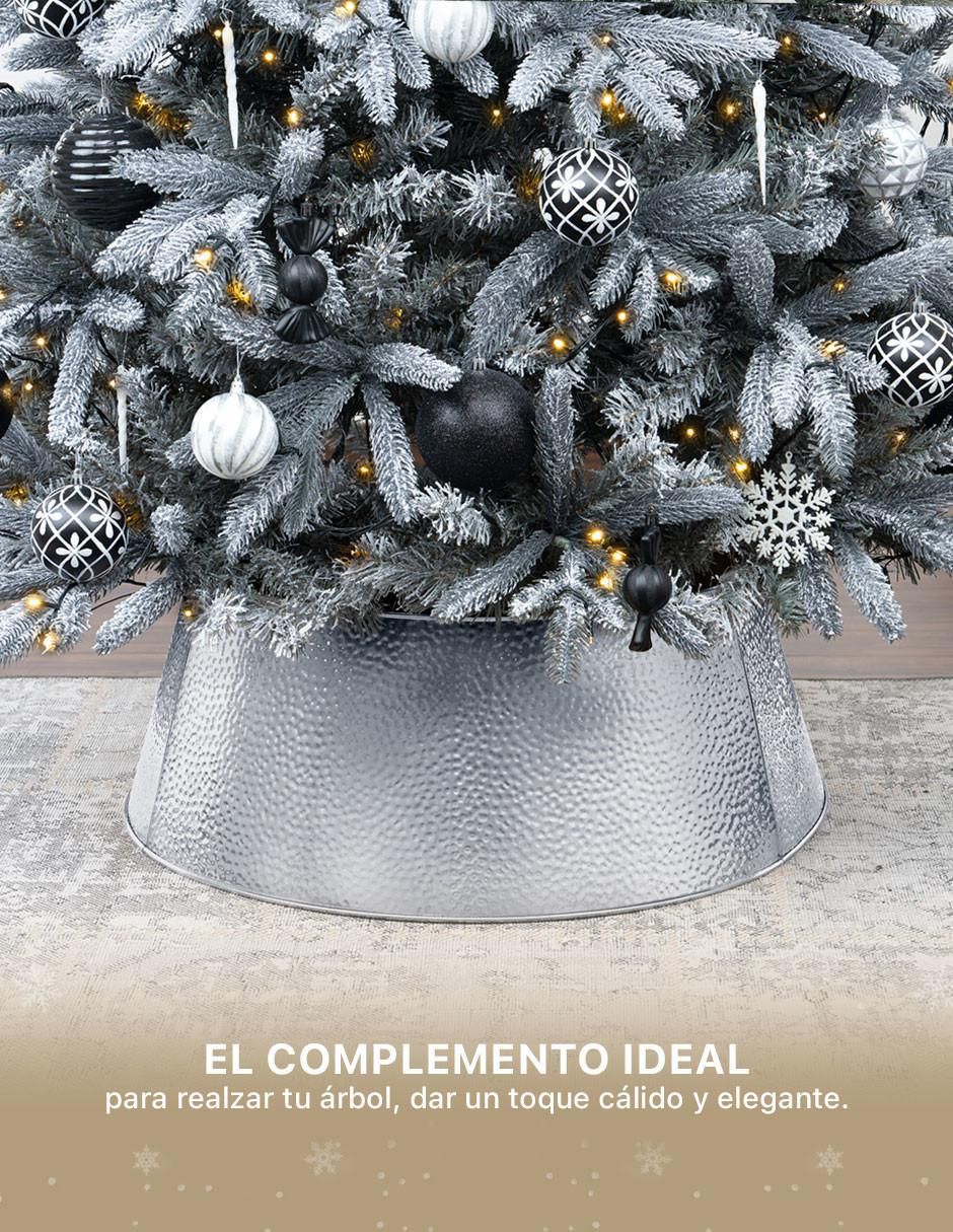 Pie de árbol Esquimal Collar metálico