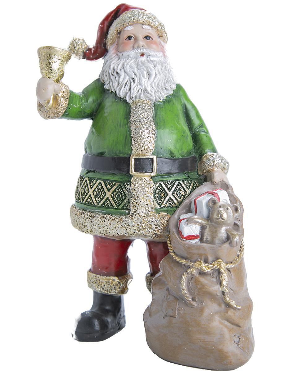 Figura decorativa de santa claus de resina Figura decorativa de santa claus de resina
