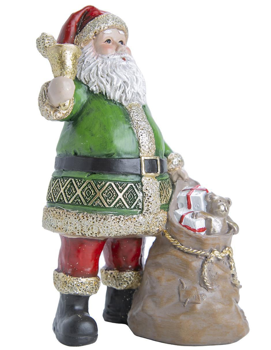 Figura decorativa de santa claus de resina 3