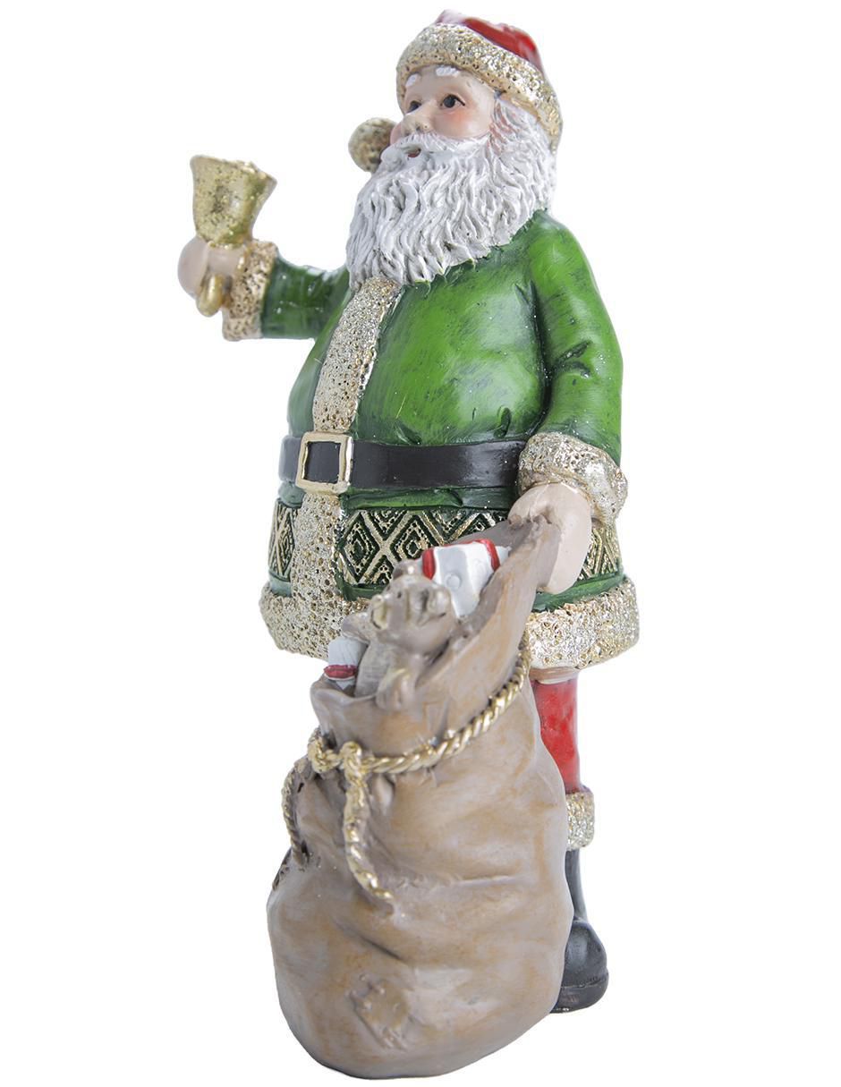Figura decorativa de santa claus de resina 4