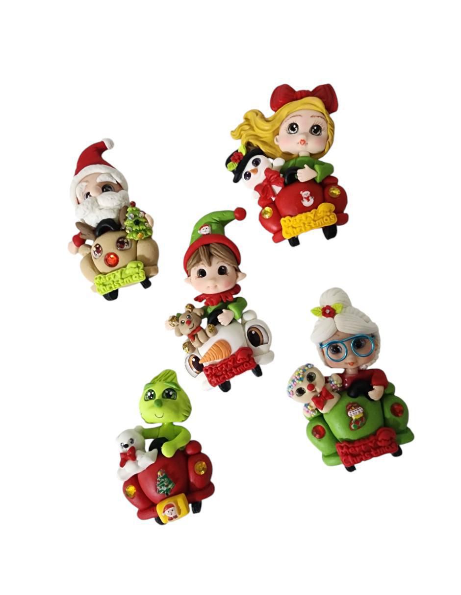 Imán Abuelita y Santa Claus para decoración 3