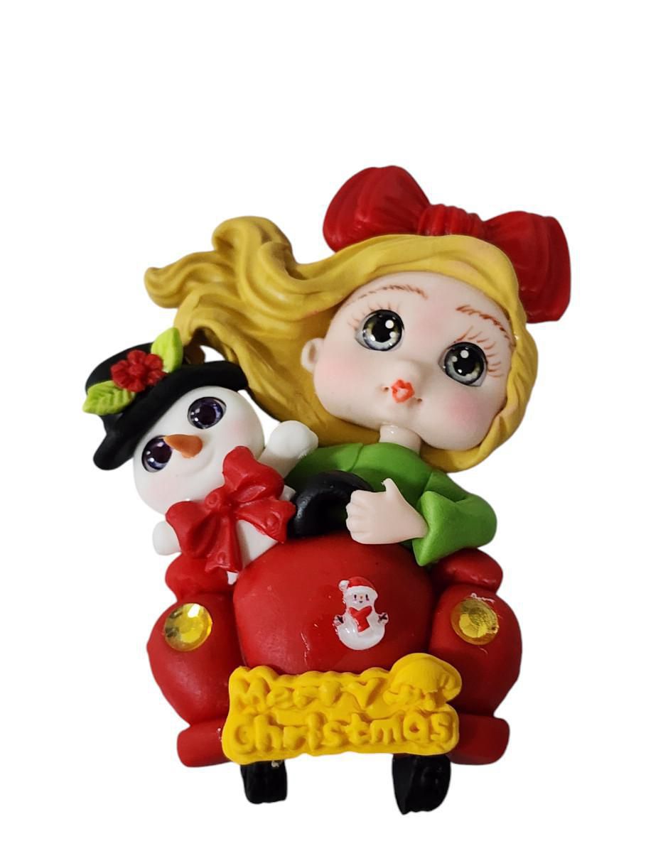 Imán Abuelita y Santa Claus para decoración 5