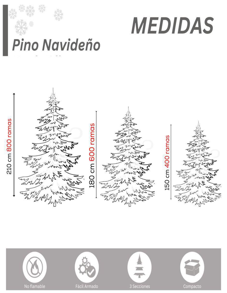 Árbol de navidad de plástico 5