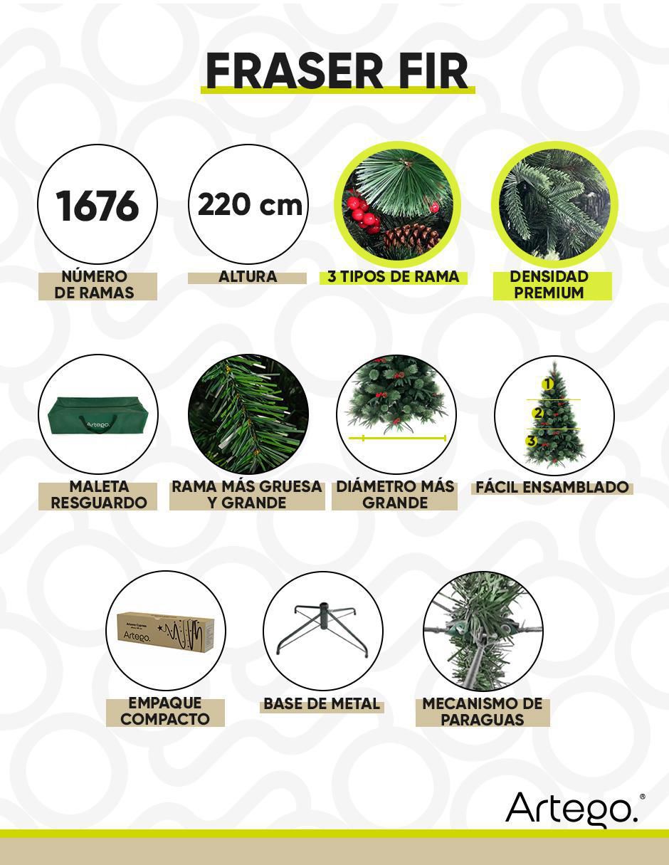 Árbol de navidad Fraser 220 3