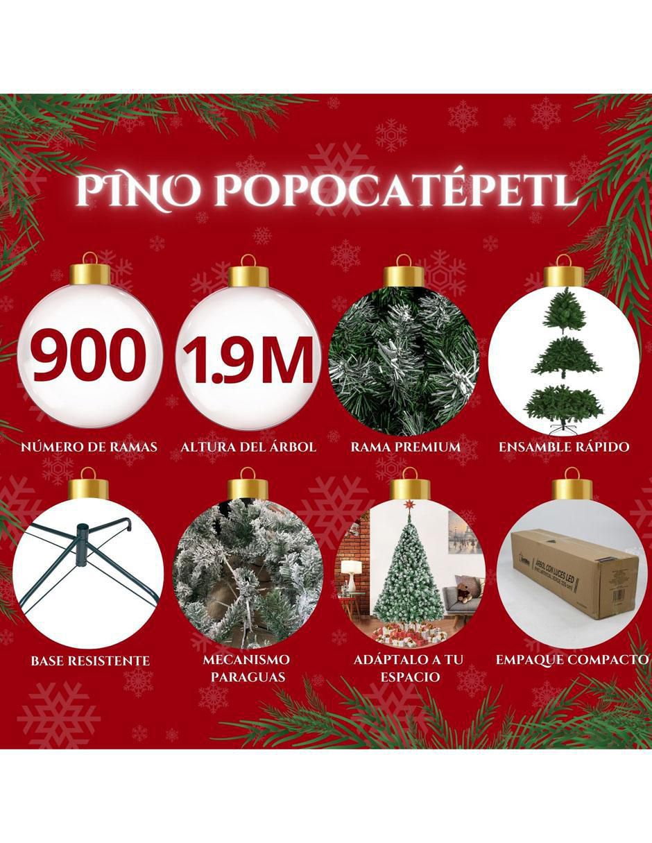 Árbol de navidad de plástico 4
