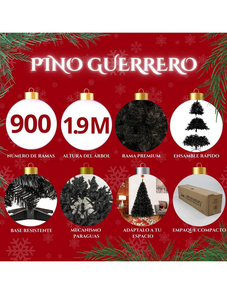 Árbol de navidad de plástico