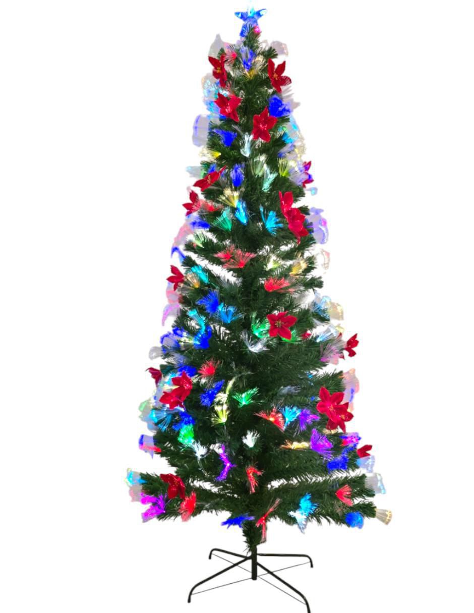 Árbol de navidad Ultrabrillante de plástico con 240 luces