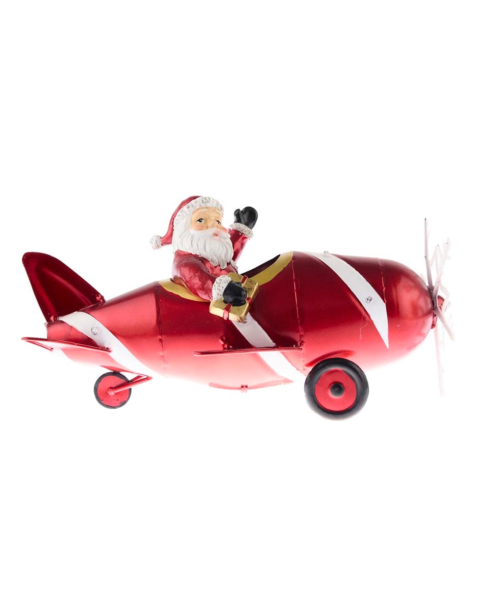 Figura decorativa de Avión de Navidad 2