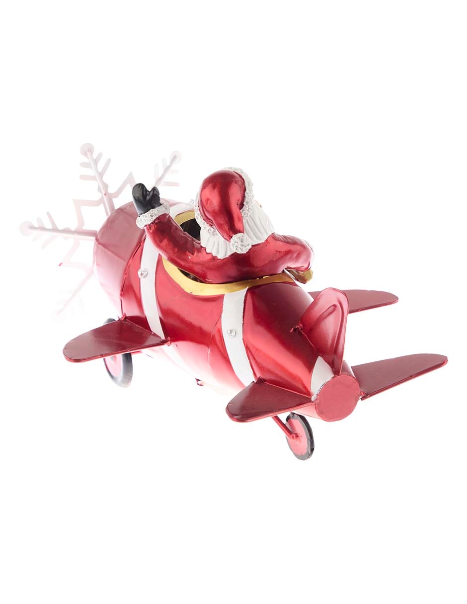 Figura decorativa de Avión de Navidad 3