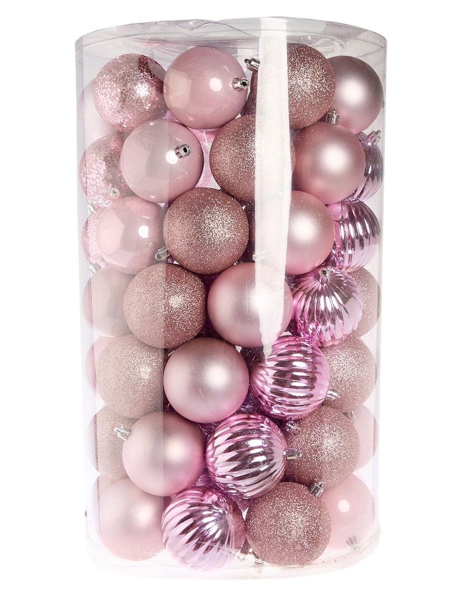 Set de esfera navideña con 100 piezas