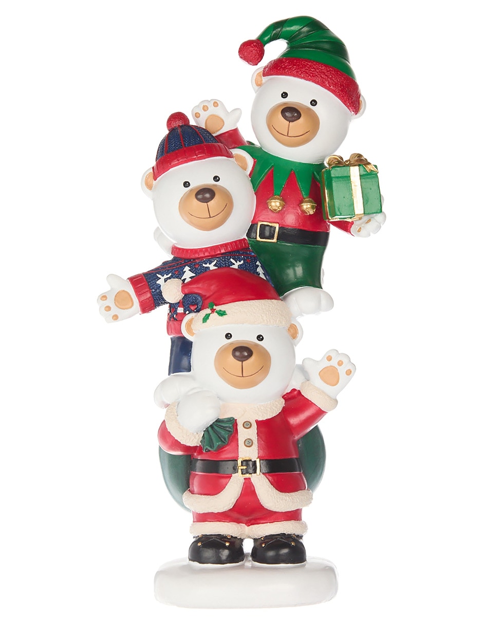 Figura decorativa navideña de oso Bolo Bolo Liverpool