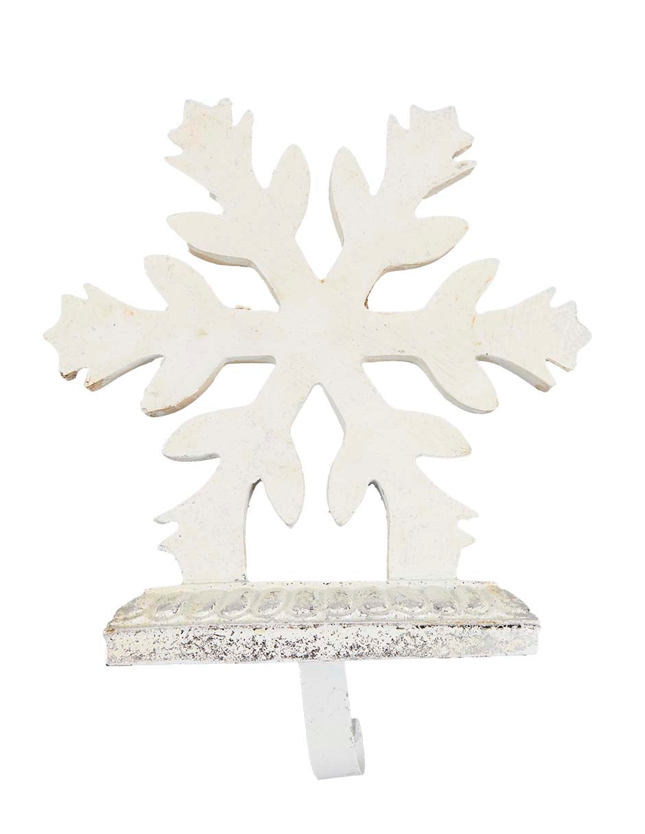 Sujeta bota navideña copo de nieve 3