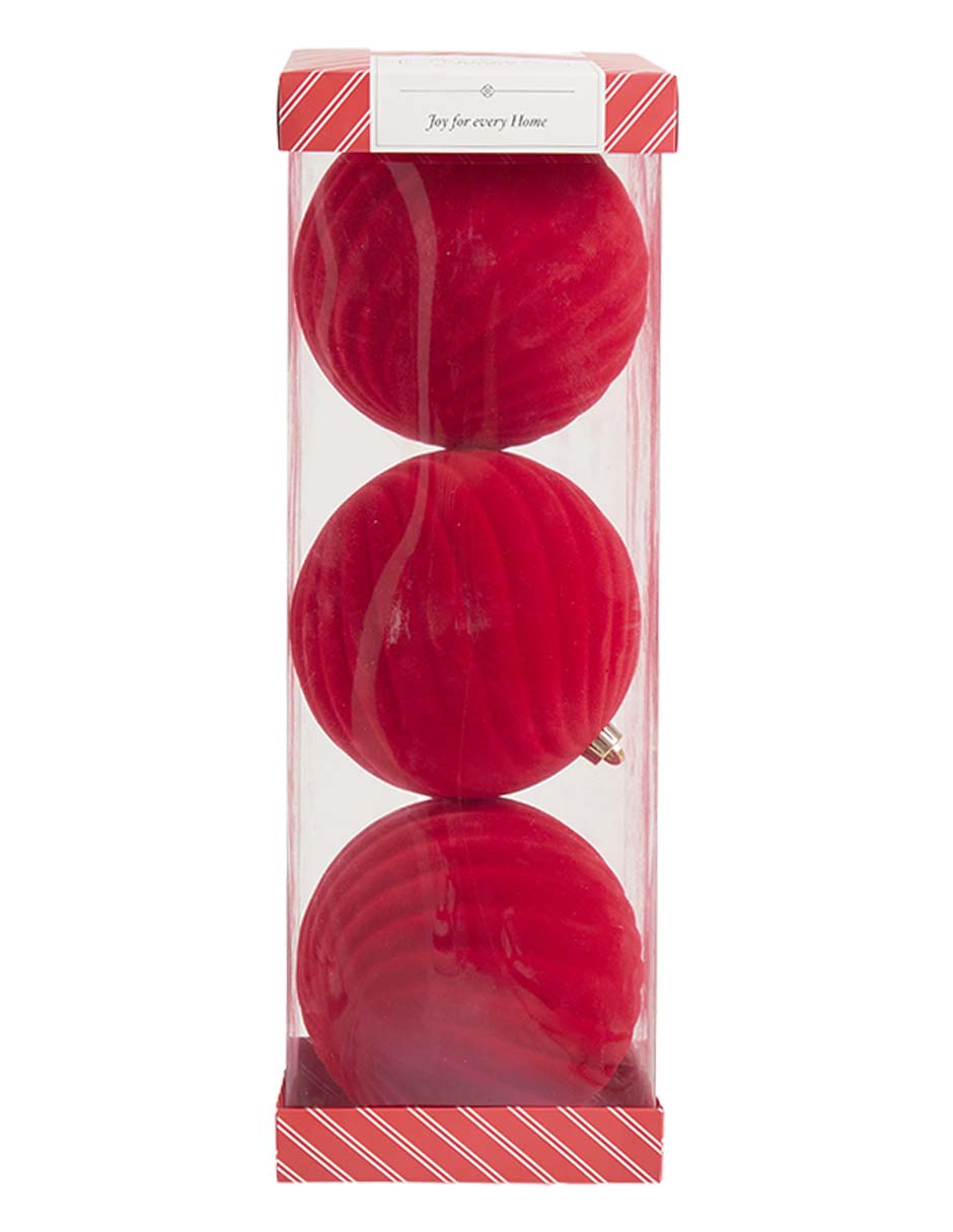 Set de esfera navideña con 3 piezas 3