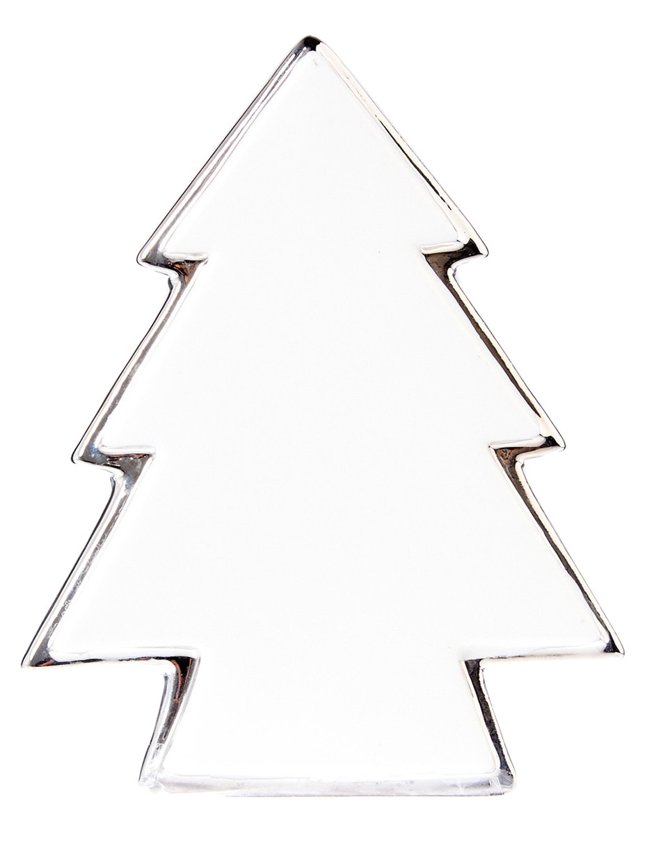 Figura decorativa de pino Navidad de cerámica