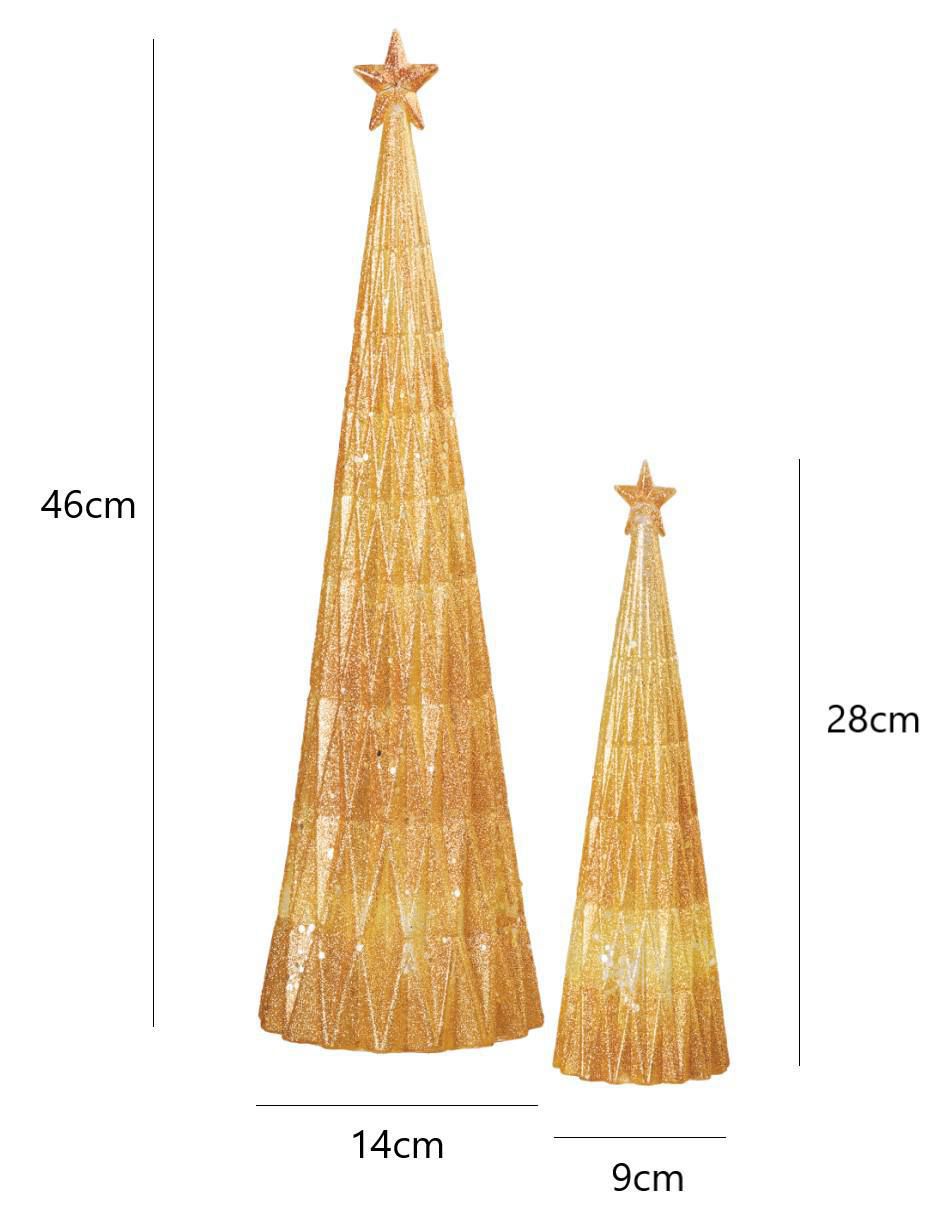 Figura decorativa de árbol Navidad 3